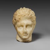 Marble head of a youth, Greek, 4th century BCE